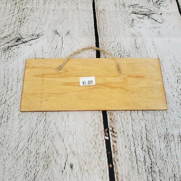 Farm Sweet Farm 3x7in Wood Sign - Picture 2 of 3